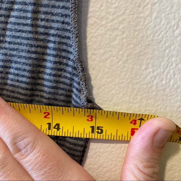 Splendid brand grey striped maxi dress, size small - Picture 4 of 8